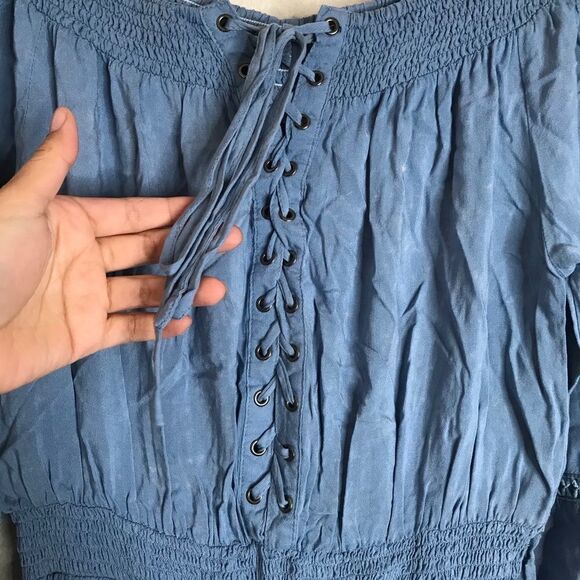 NWT lace up jumpsuit - Picture 3 of 8